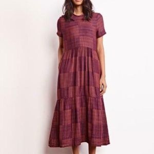 ACE & JIG Marie Cabaret Midi Dress Women Sz Small